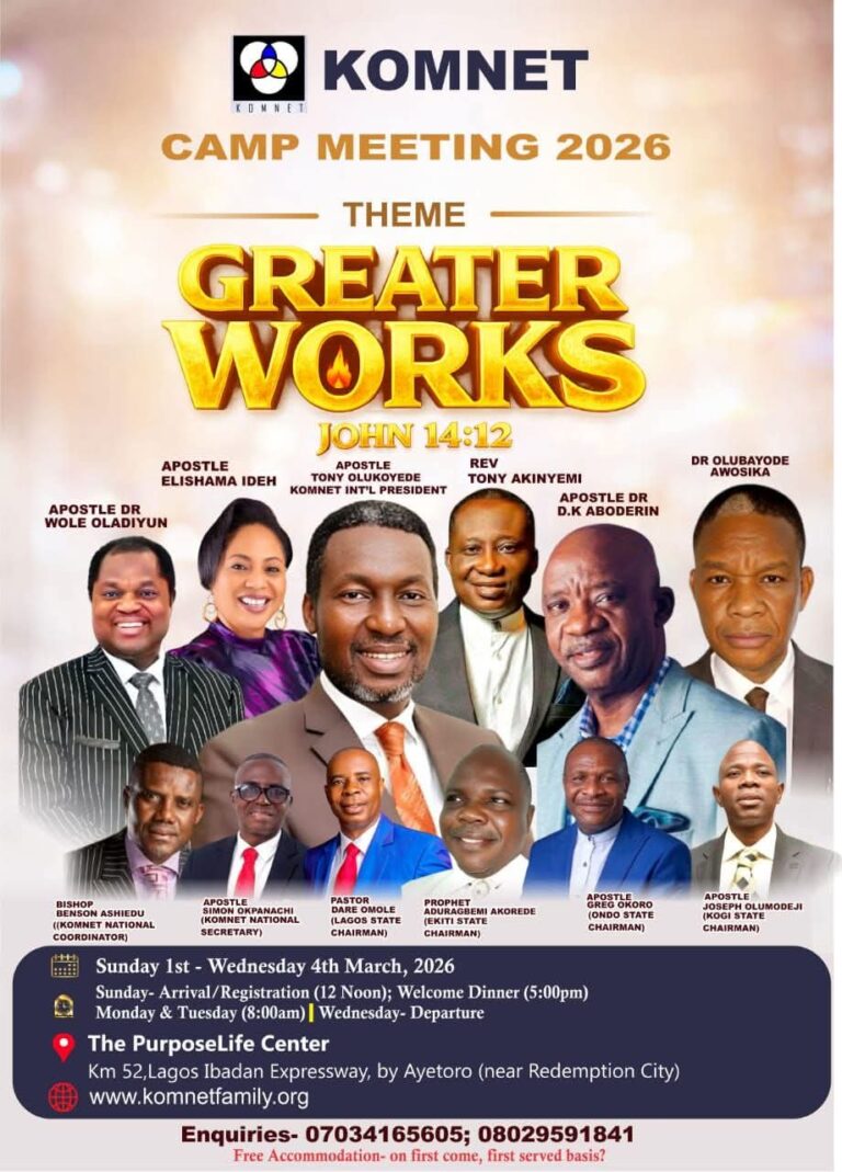 KOMNET Set for Camp meeting 2026 with Great Expectations